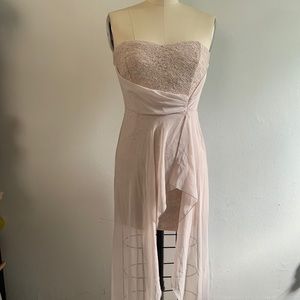 Beige sweet storm dress